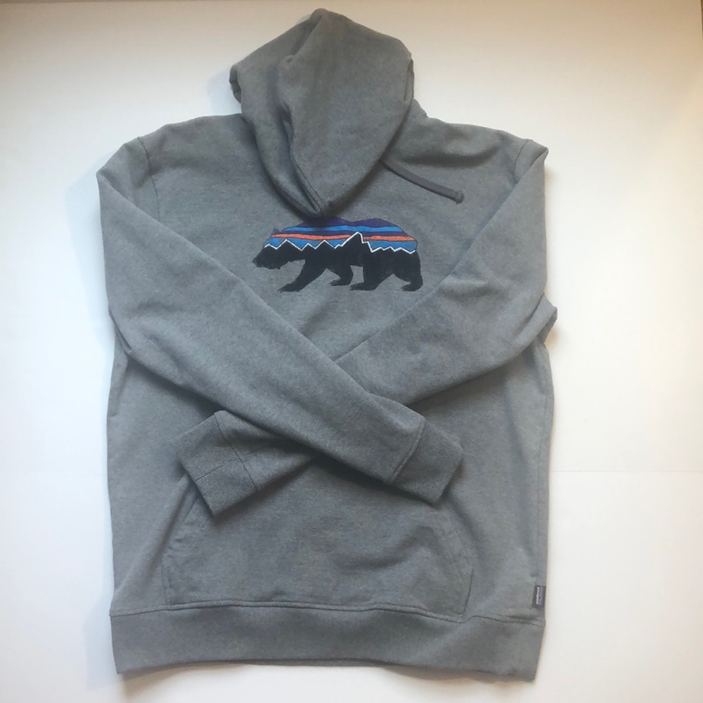 Patagonia grey bear uprisal hoody